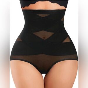 NEW Black Womens' Tummy Control High Waist Trainer Body Shaper